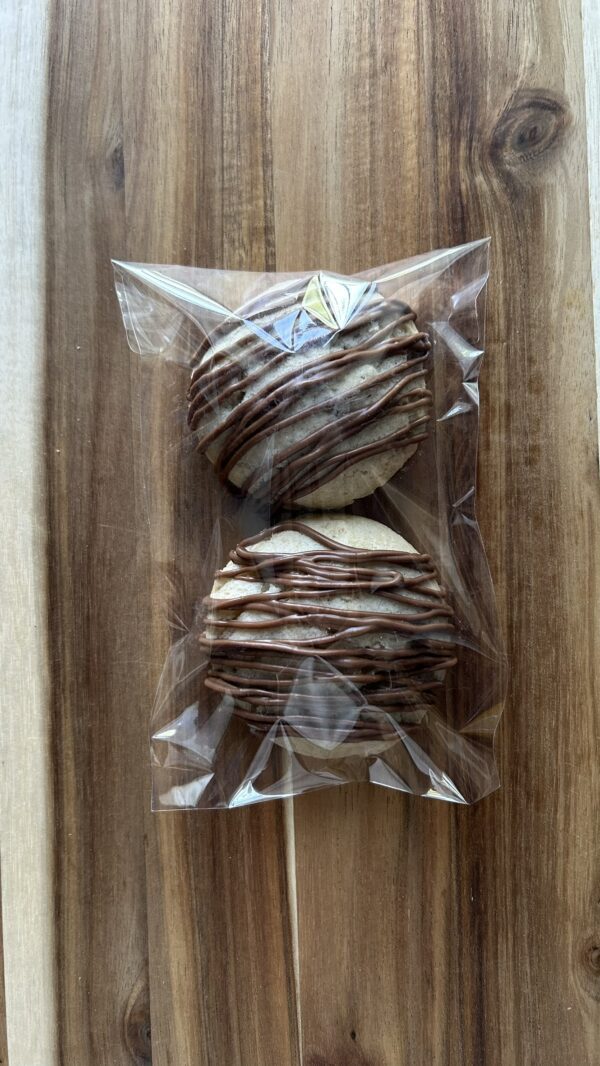 Chocolate Drizzled Sugar Cookie 2/pk